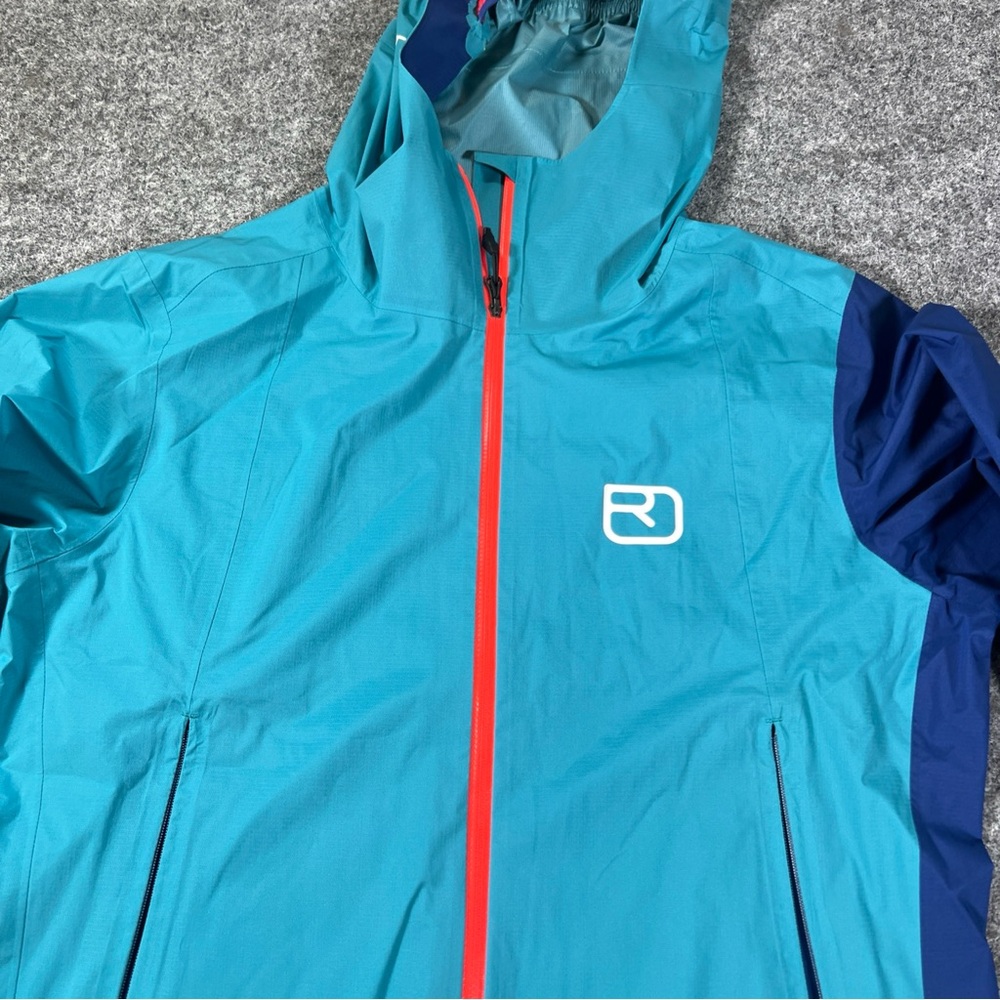 Ortovox 3L Ortler Jacket Women’s Small Merino Inside Teal And Blue - Picture 2 of 9